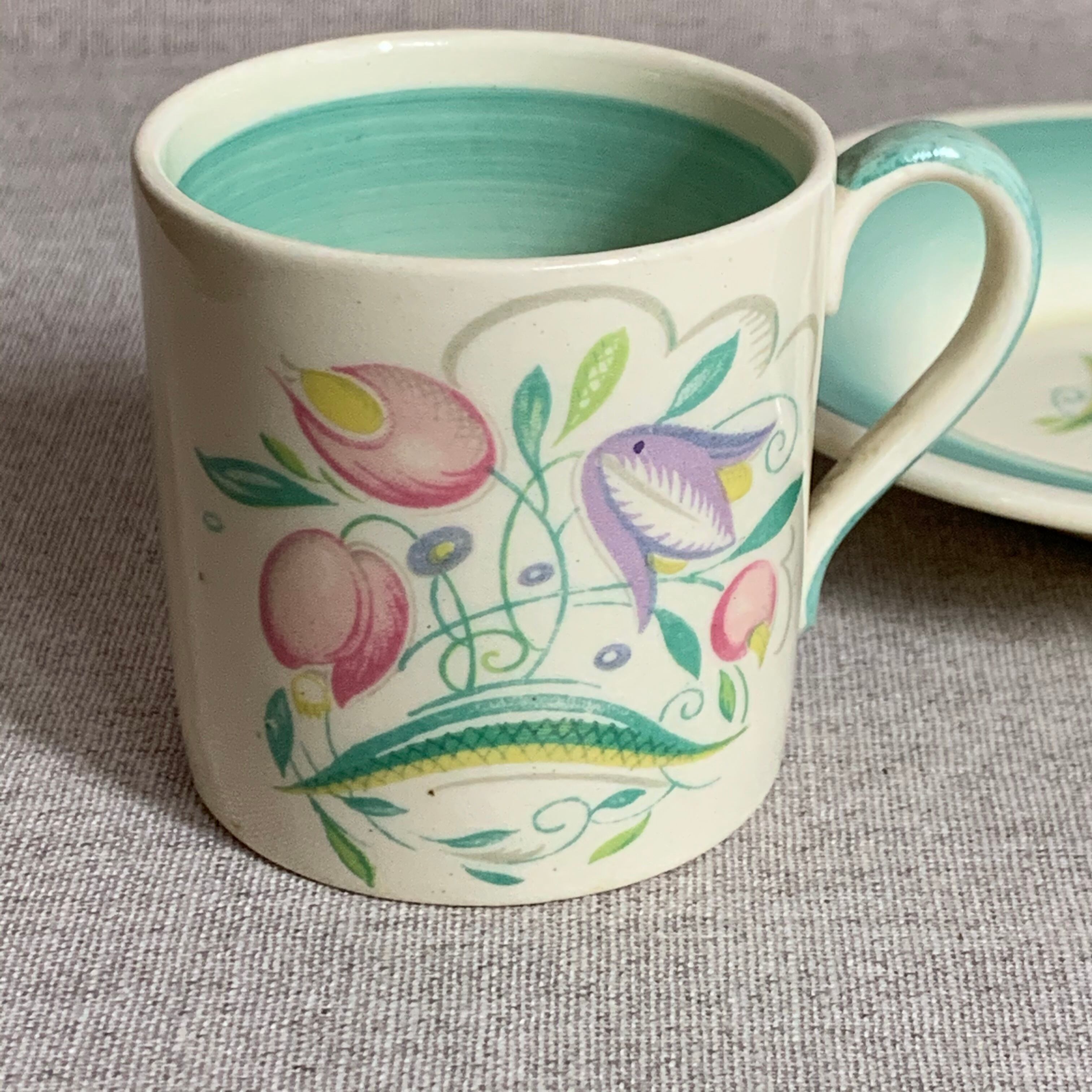 スージークーパー「ドレスデンスプレイ カップ＆ソーサー」イギリス製