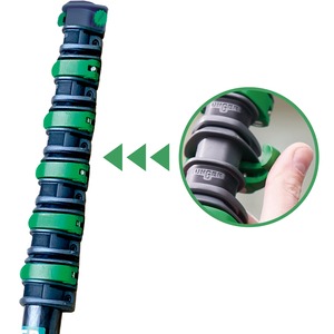 【より安定した高所作業をより正確に！さらに進化したウォーターポールシステム】nLITE® カーボン コンポジット テレスコピックポール　6段　8.6ｍ