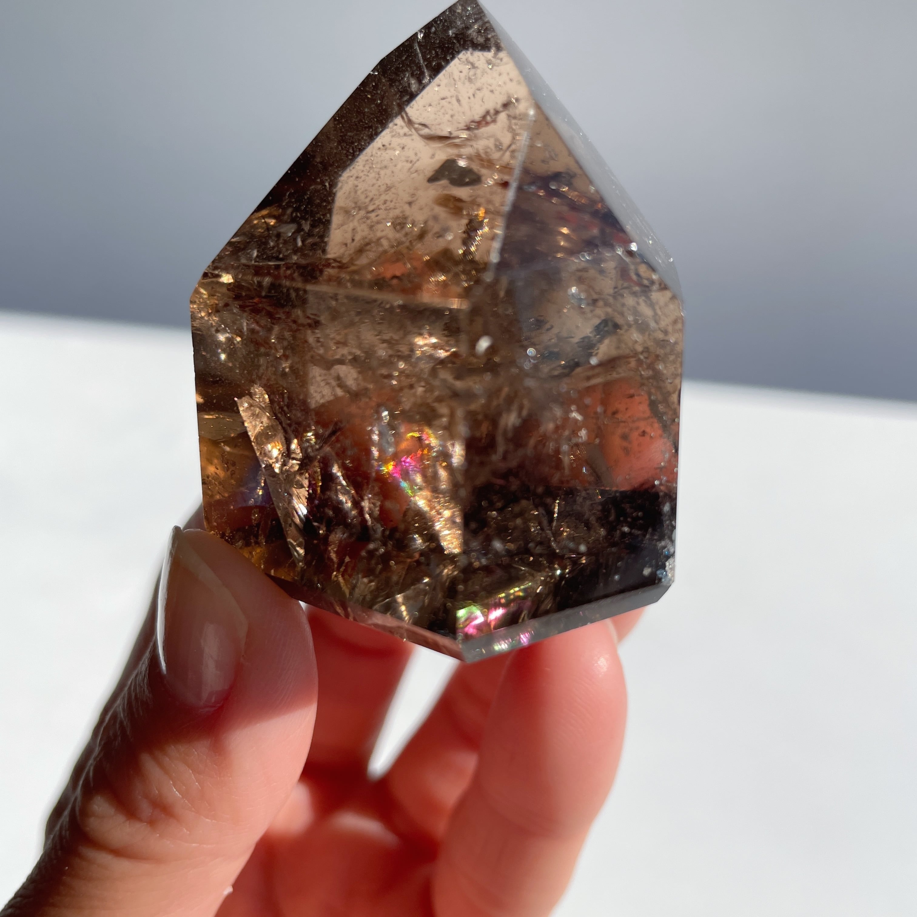 スモーキークォーツ タワー13◇Smoky quartz Tower◇天然石