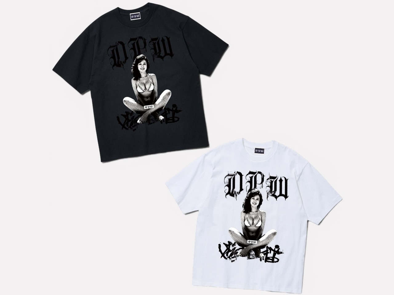 DPW GIRL　 S/S Tee /WHITE・ BLACK　日本製
