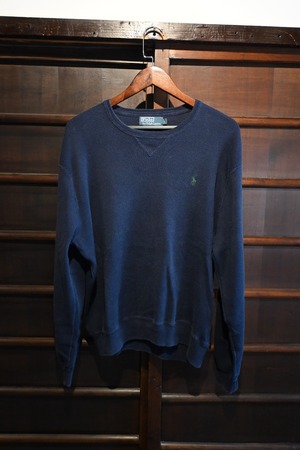 polo ralph lauren cotton crewneck sweat shirt front V  0368