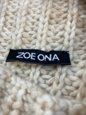 【ZOE ONA】bottle neck knit pullover