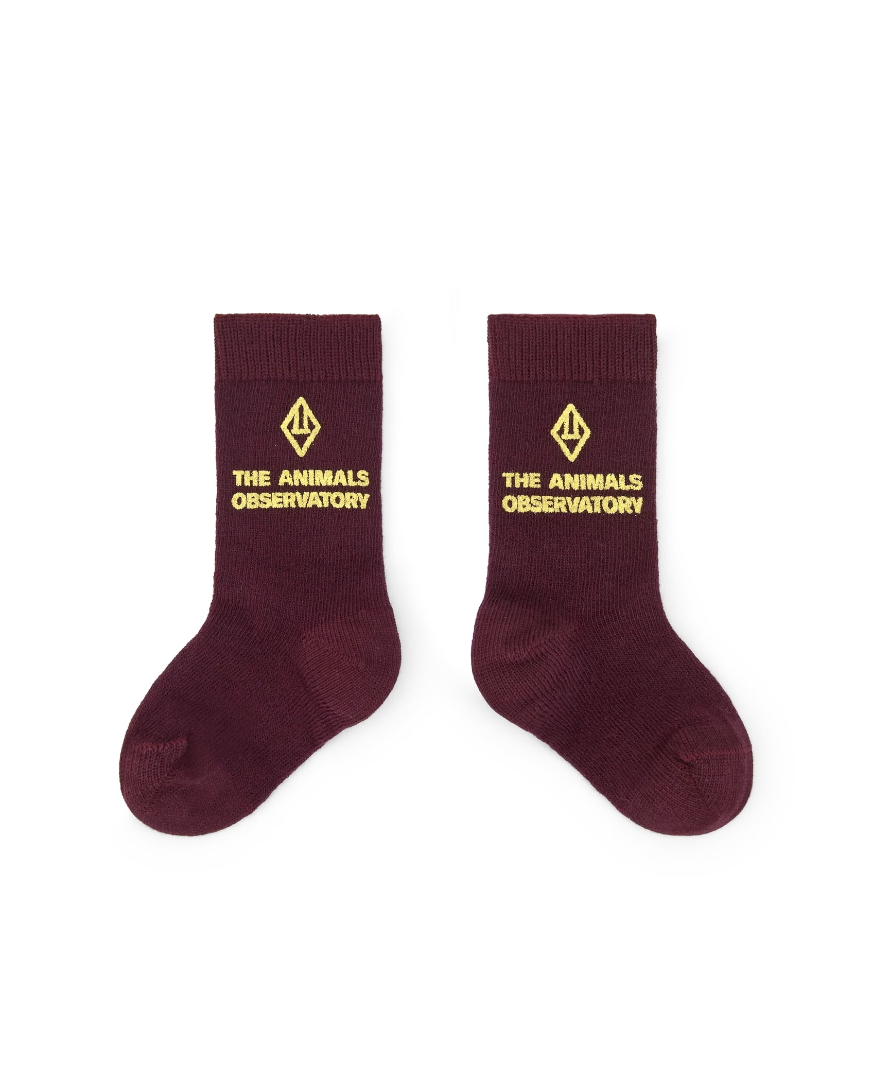 〈 THE ANIMALS OBSERVATORY 25AW 〉 Maroon Avocet Socks