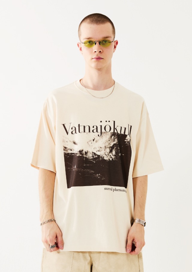 【 TAUPE トープ】ICE CAVE MAGNUMoz LOOSE TEE IVR