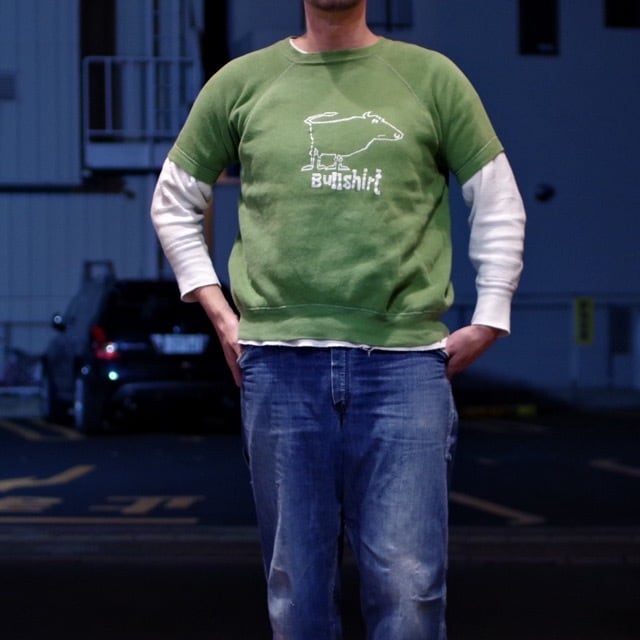 1960s Unknown Vintage S/S Sweat Shirt / ヴィンテージ 半袖