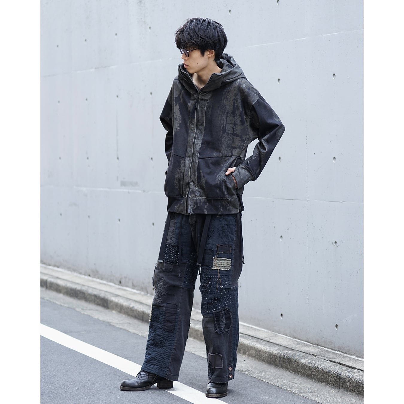 D.HYGEN コットン パーカーST101-0120A D.HYGEN] (ディーハイゲン) ST101-0126S Inkjet Print Dry Jersey