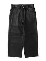 Sheep Leather Wide Leg Pants