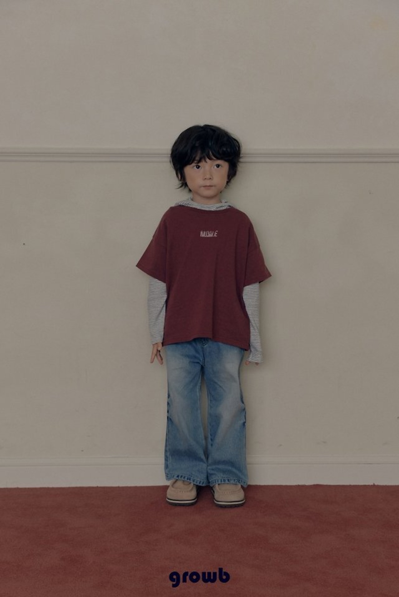韓国子供服 / growb / フレア パーカー / 秋服 *XS~JM*