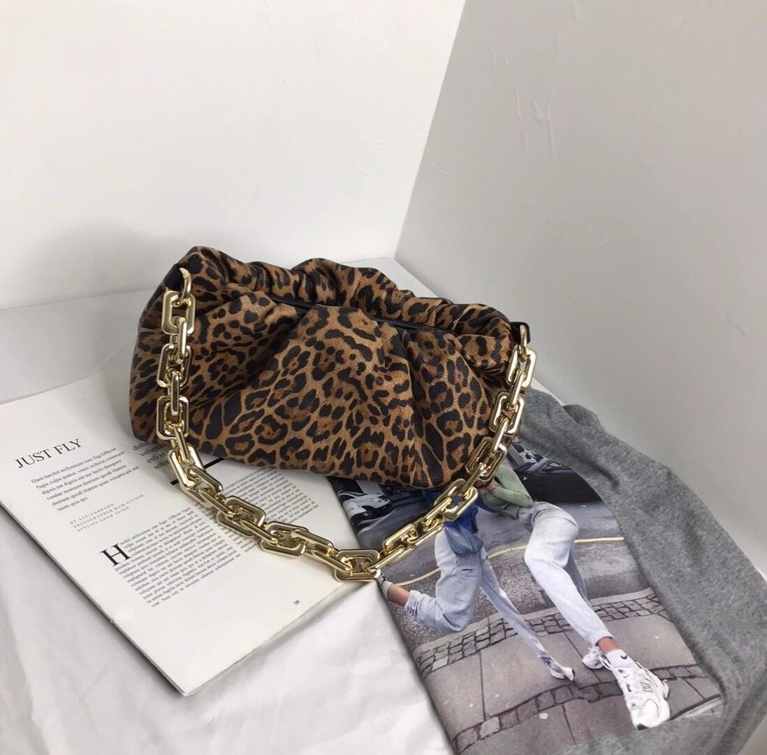 チェーン柄ミニバッグ