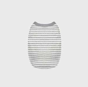 即納【Small Stuff】STRIPED SLEEVELESS [Gray]