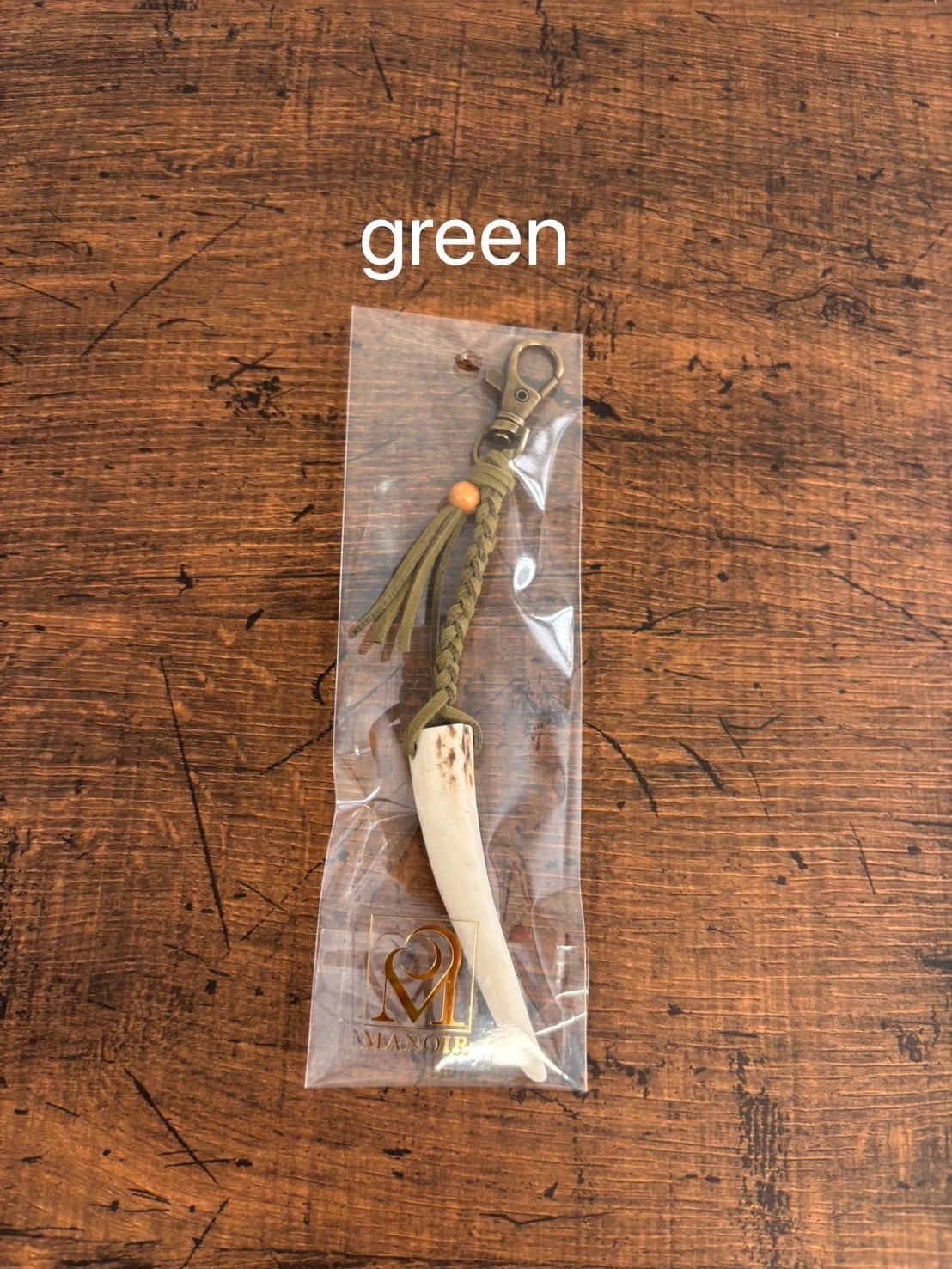 送料込】北海道森町・エゾ鹿の角のキーホルダー 1個 | MANOIR LABO