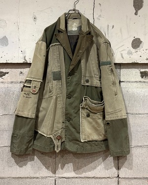 【Caka otto】 "PEPE JEANS" Multiple Textile Switcthing Tailored Jacket