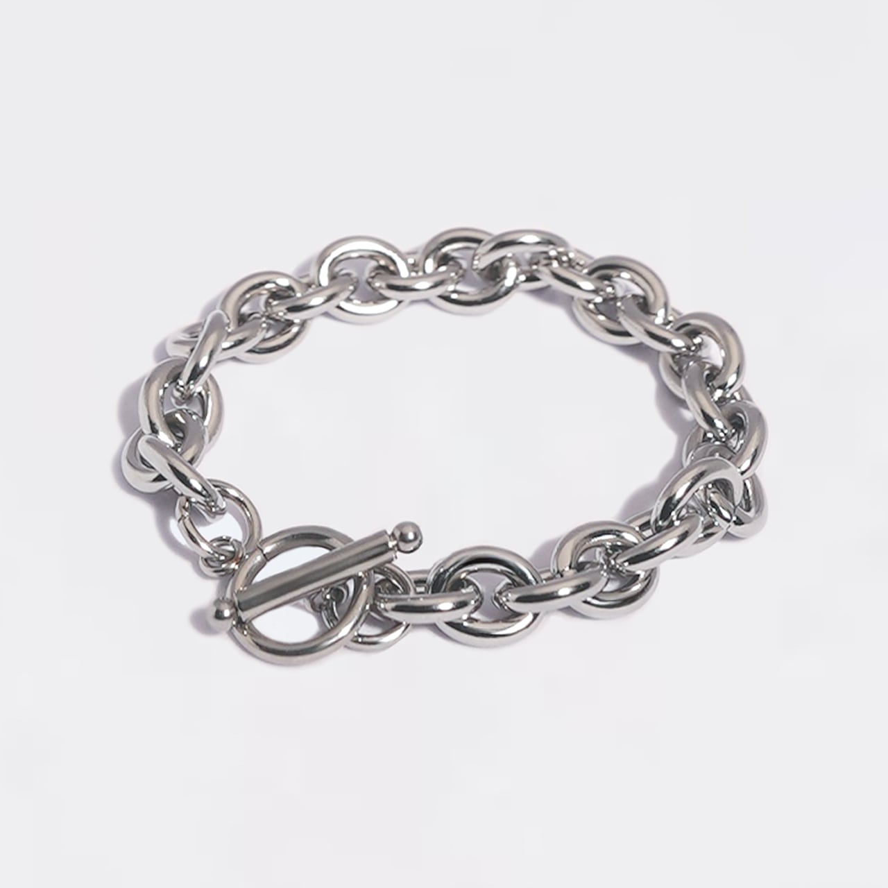 silver950 brass ORBIT BRACELET 2mm シルバー Orbit Chain Bracelet | yara