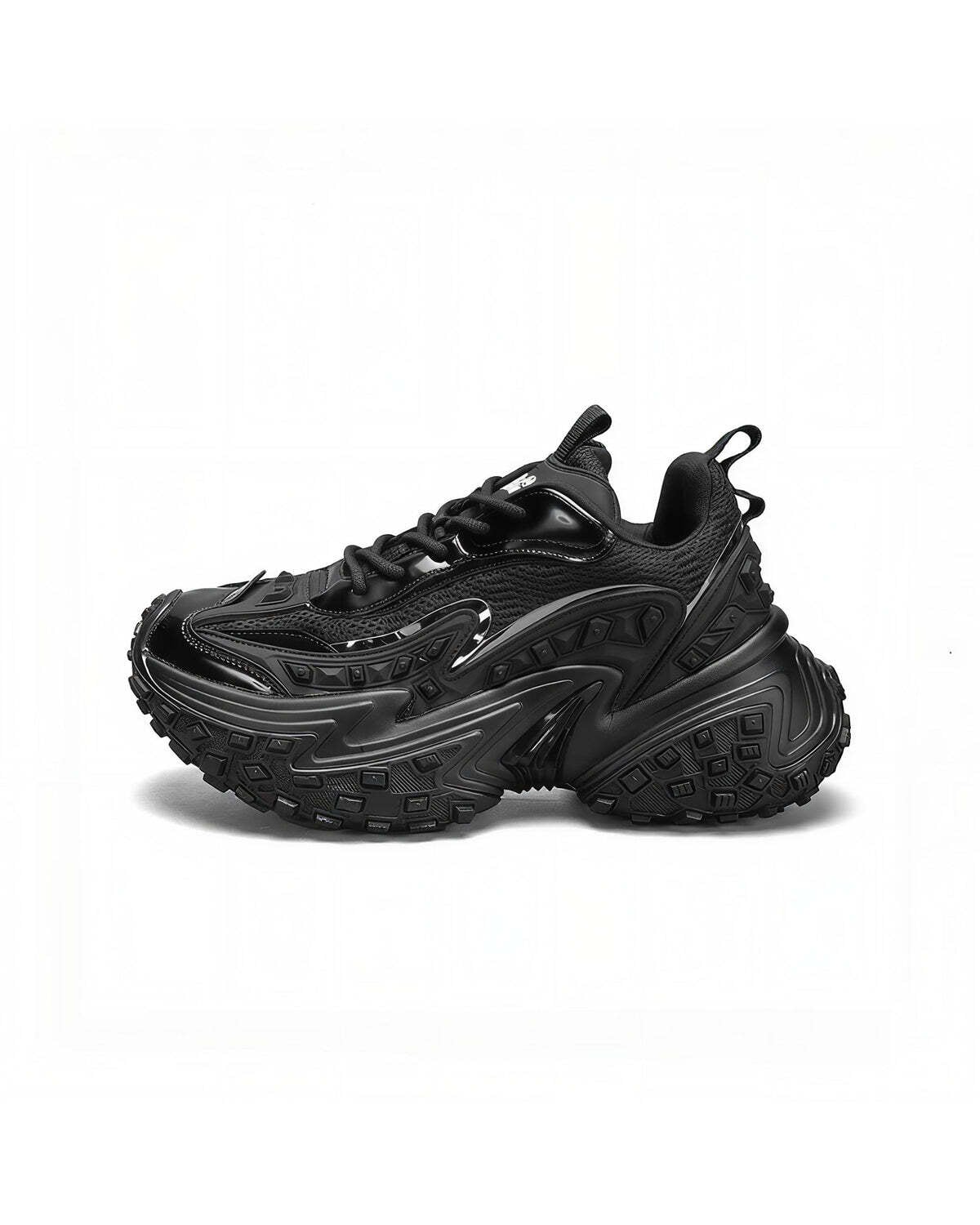Megadad blackvortex Sneaker +8cm ｜ブラック ボルテックス 厚底