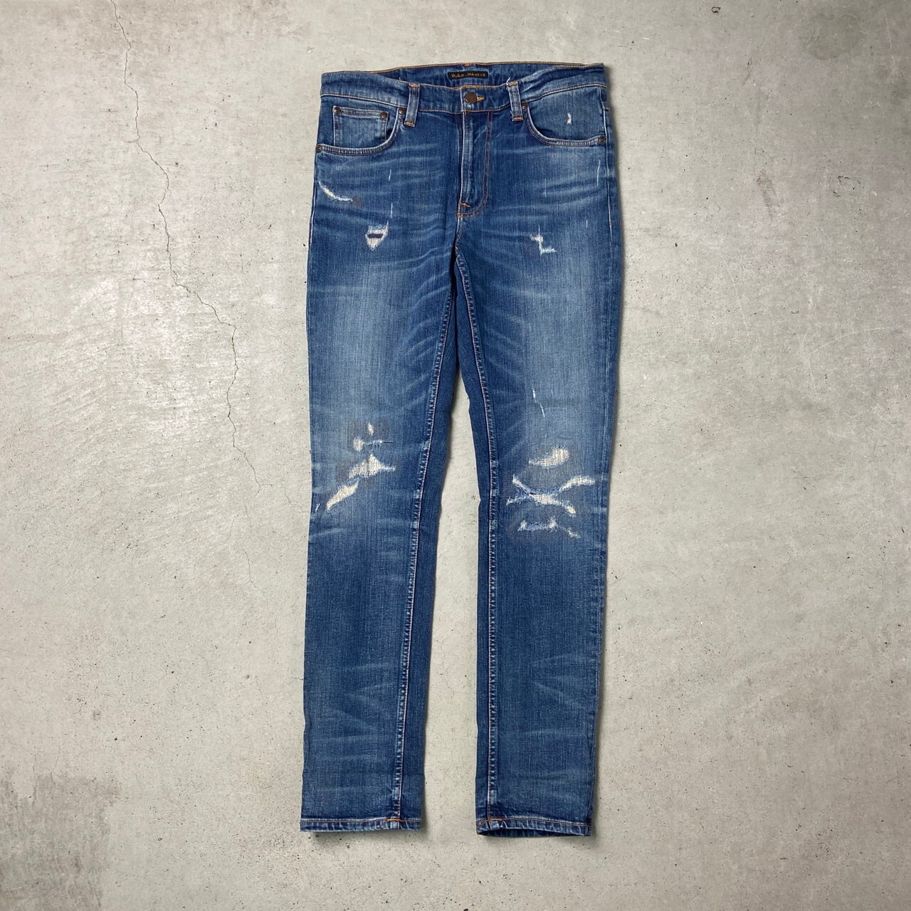 NUDIE JEANS ヌーディージーンズ スキニーデニムパンツ メンズW31 古着 