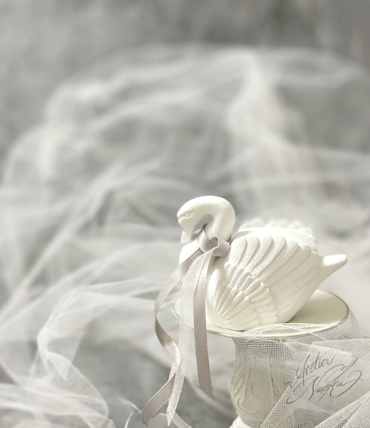 立体スワン(b) シリコンモールド | シリコンモールド・クレイクラフト