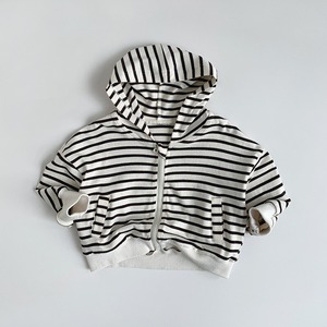 ベビー＆キッズ  春新作　韓国風 　ボーダー　アウター