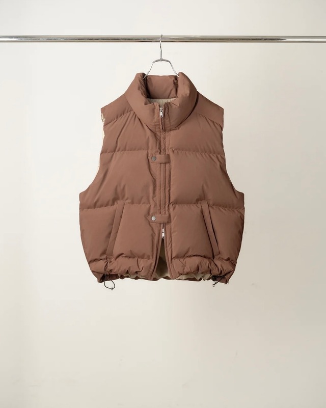 ANCELLM / DOWN VEST (MARRON)