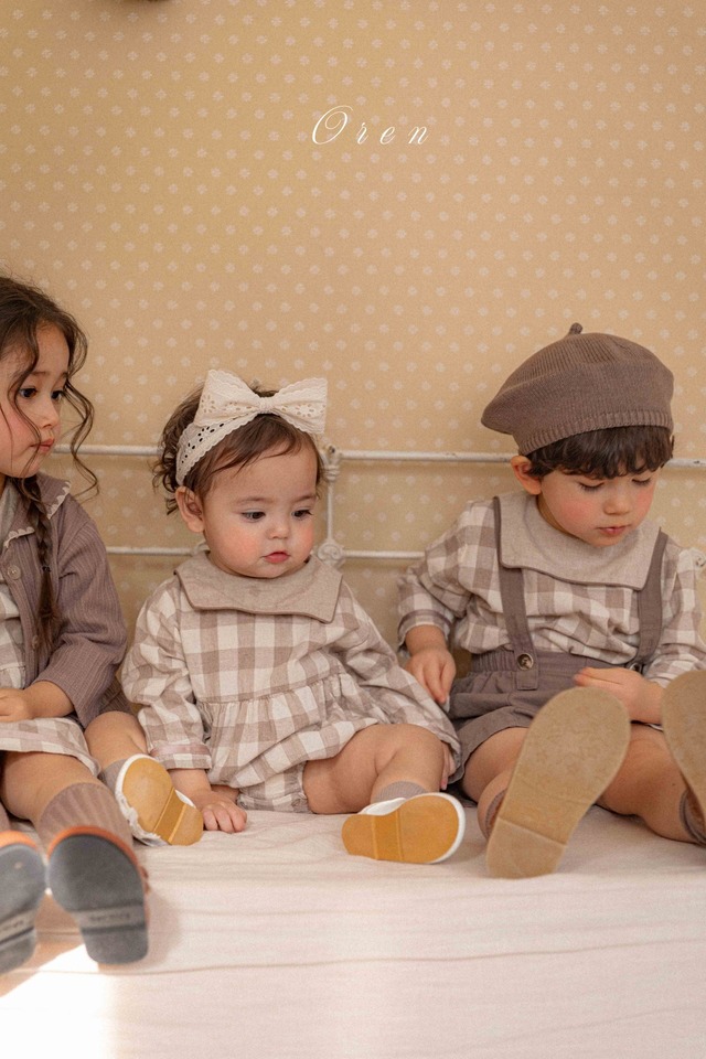 【即納/OREN】Bonbon Check Top and Bottom