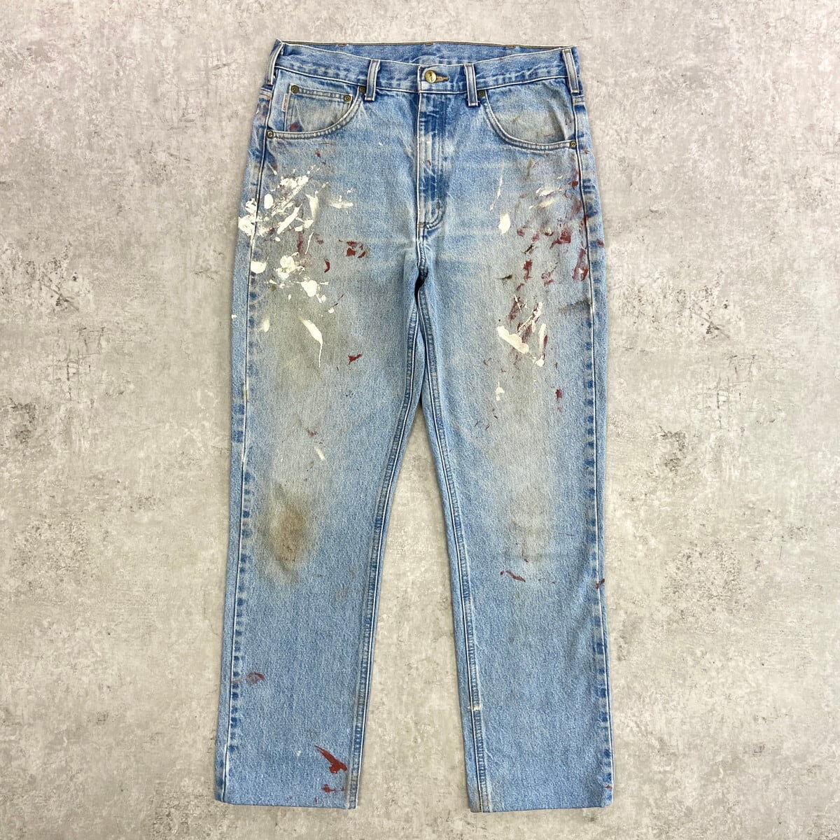 Carhartt カーハート リアルペイント ペンキ デニムパンツ 5ポケット