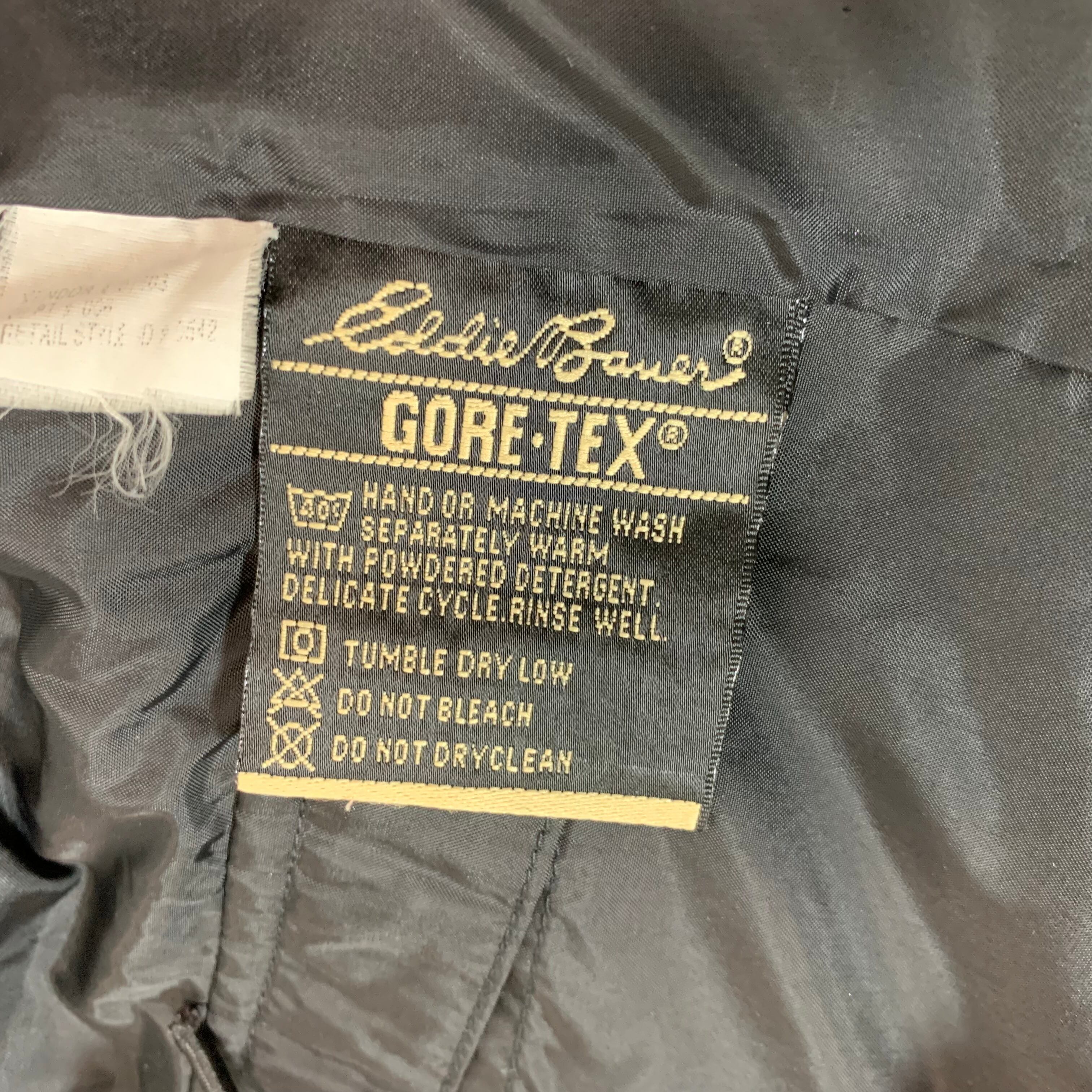 vintage old 90s Eddie Bauer GORE-TEX nylon jacket エディーバウァー ...