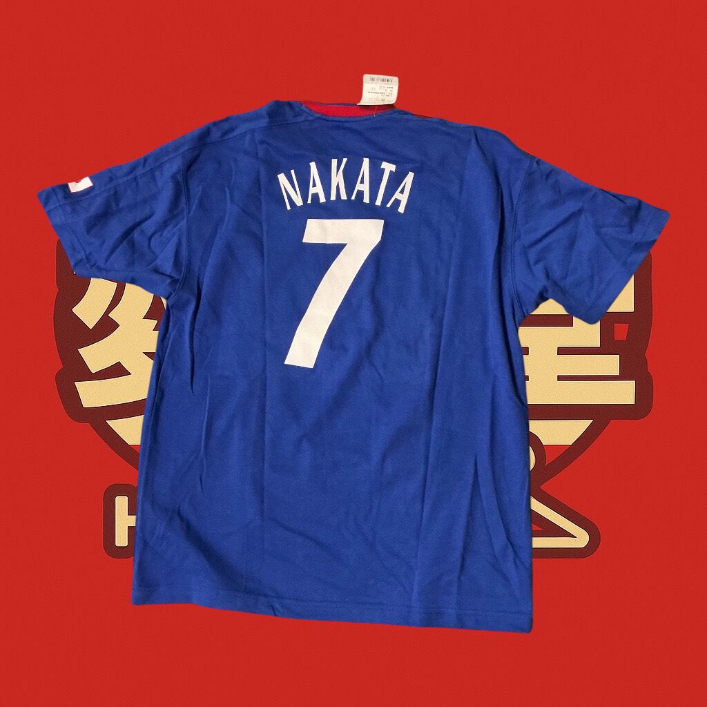 JFA】 日本代表 NAKATA 7 ゲームシャツ ブルー L相当 | 変奇堂
