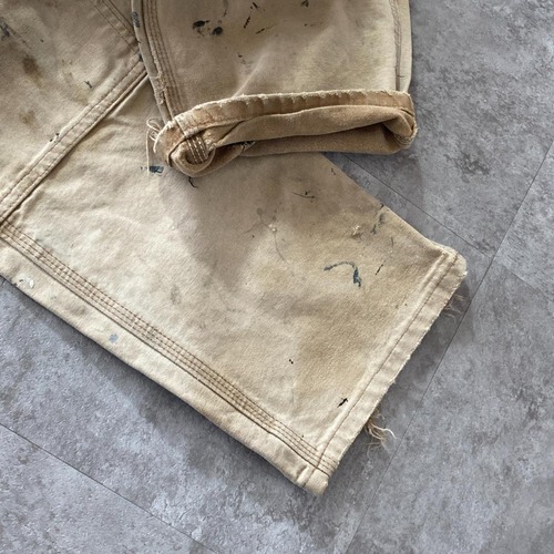 00s 襤褸 ブラウン ダブルニー Carhartt B130 31×32 詳細写真15