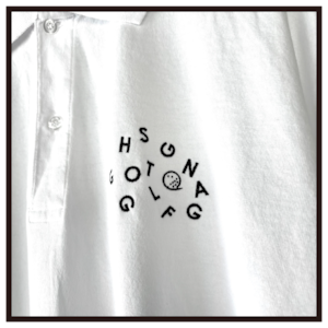 メンズウェア GHOST GOLF GANG BREAKING POLO TEE BREAKING POLO TEE (WHITE) | GHOST GOLF GANG