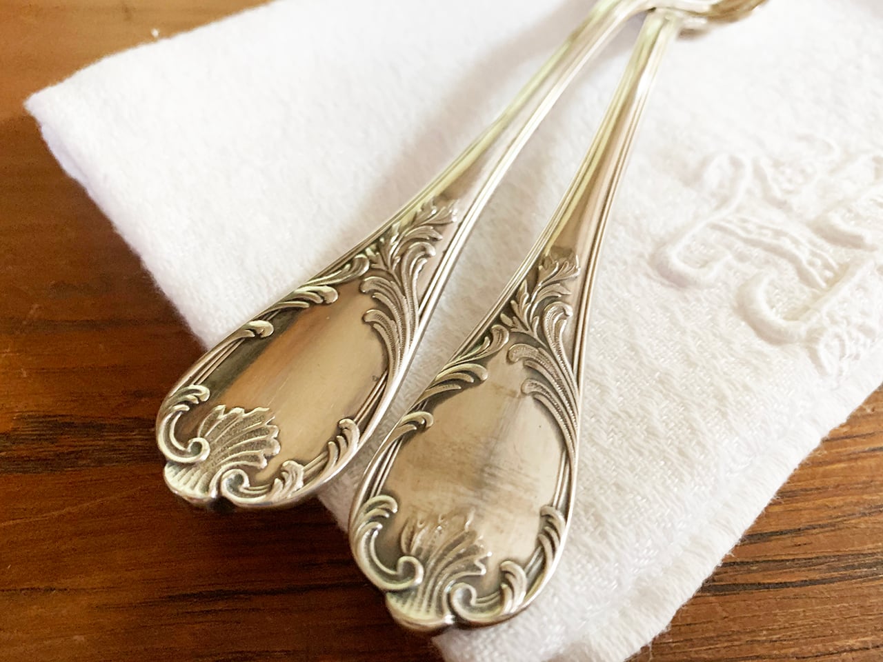 クリストフルChristofle マルリー MARLY フォーク フレンチアンティーク ヴィンテージ