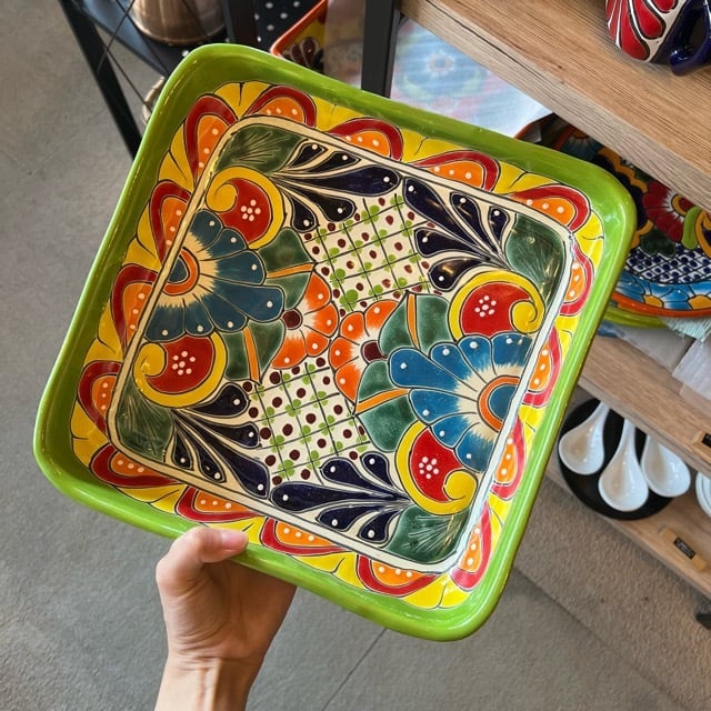 Mexico Guanajuato ware square deep plate 5type メキシコ グ