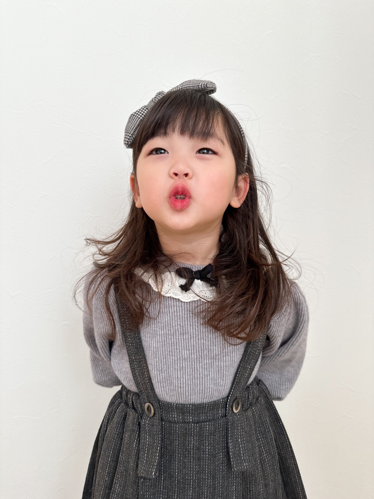 100のみ【即納】ガーリーニットコーデセット(上下セット)【秋冬物 輸入子供服 子供服 ガーリー 女の子】