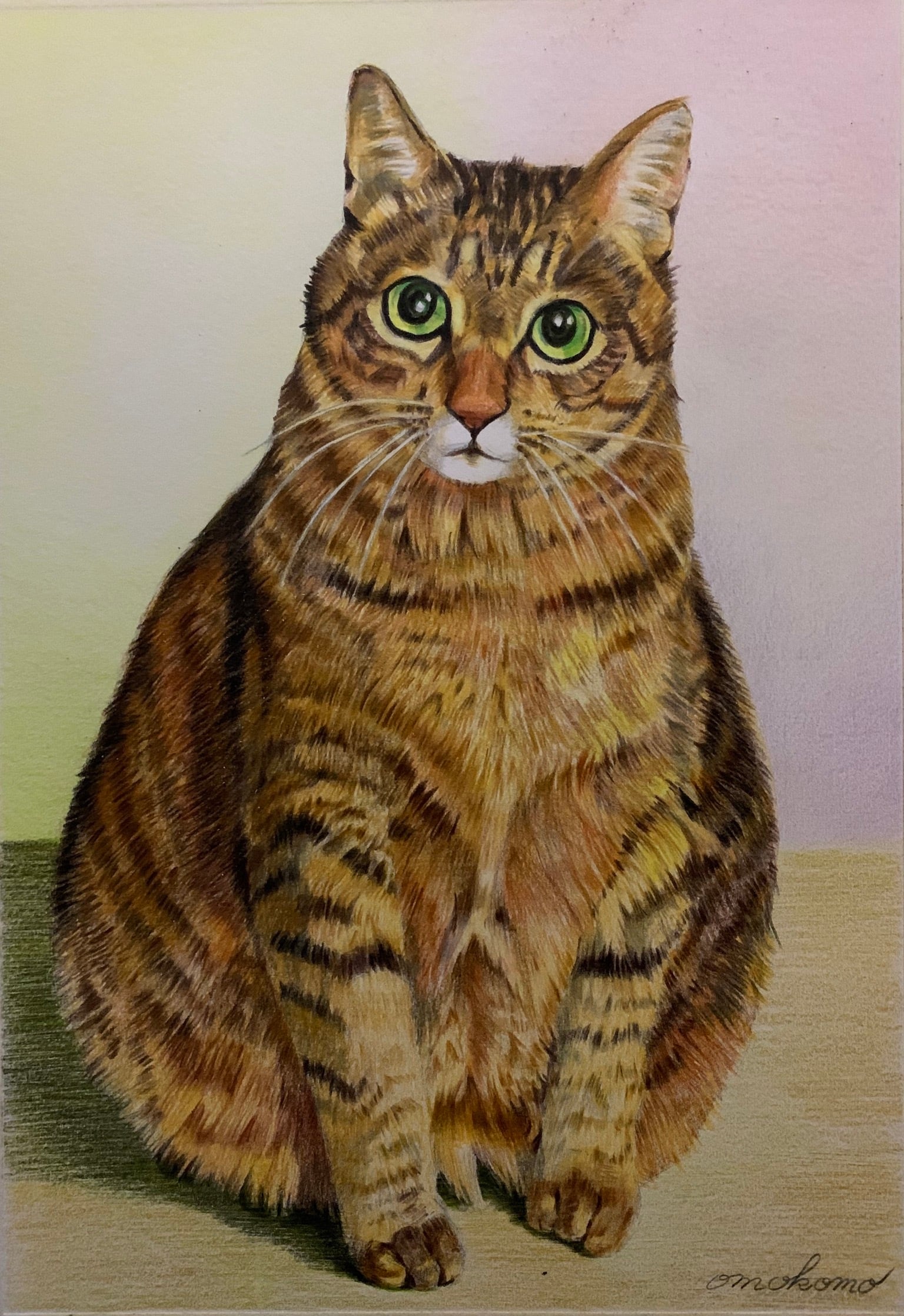 手描きイラスト　色鉛筆画　オーダー商品（A5） 手描きイラスト 色鉛筆画 オーダー商品 - メルカリ