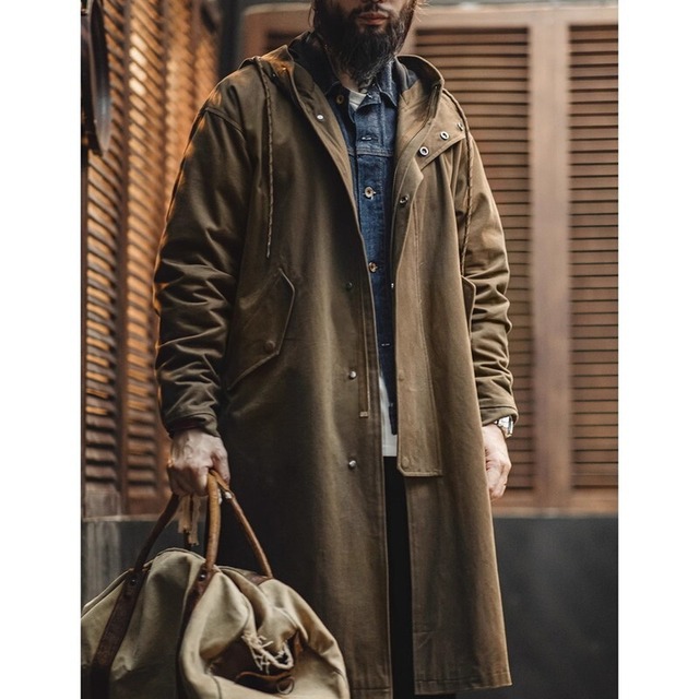 Military Retro Hoodie Coat【G0973】