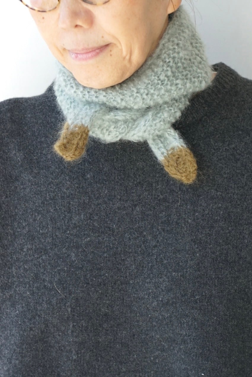 モヘヤミニマフラー