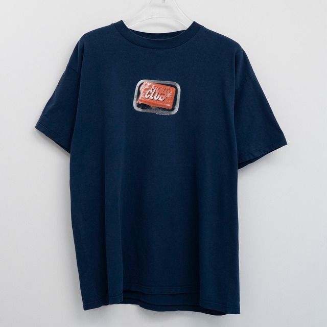 Fight Club " Movie Promo Tee Navy " giant XL【A9-126】