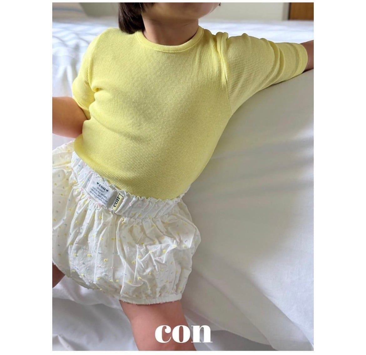 【予約】CON リブカットソー 70~110