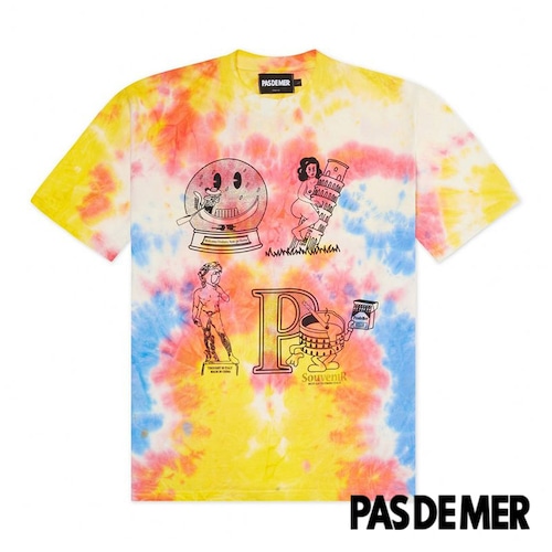 【PAS DE MER/パドゥメ】SOUVENIR T-SHIRT Tシャツ / PATTERN