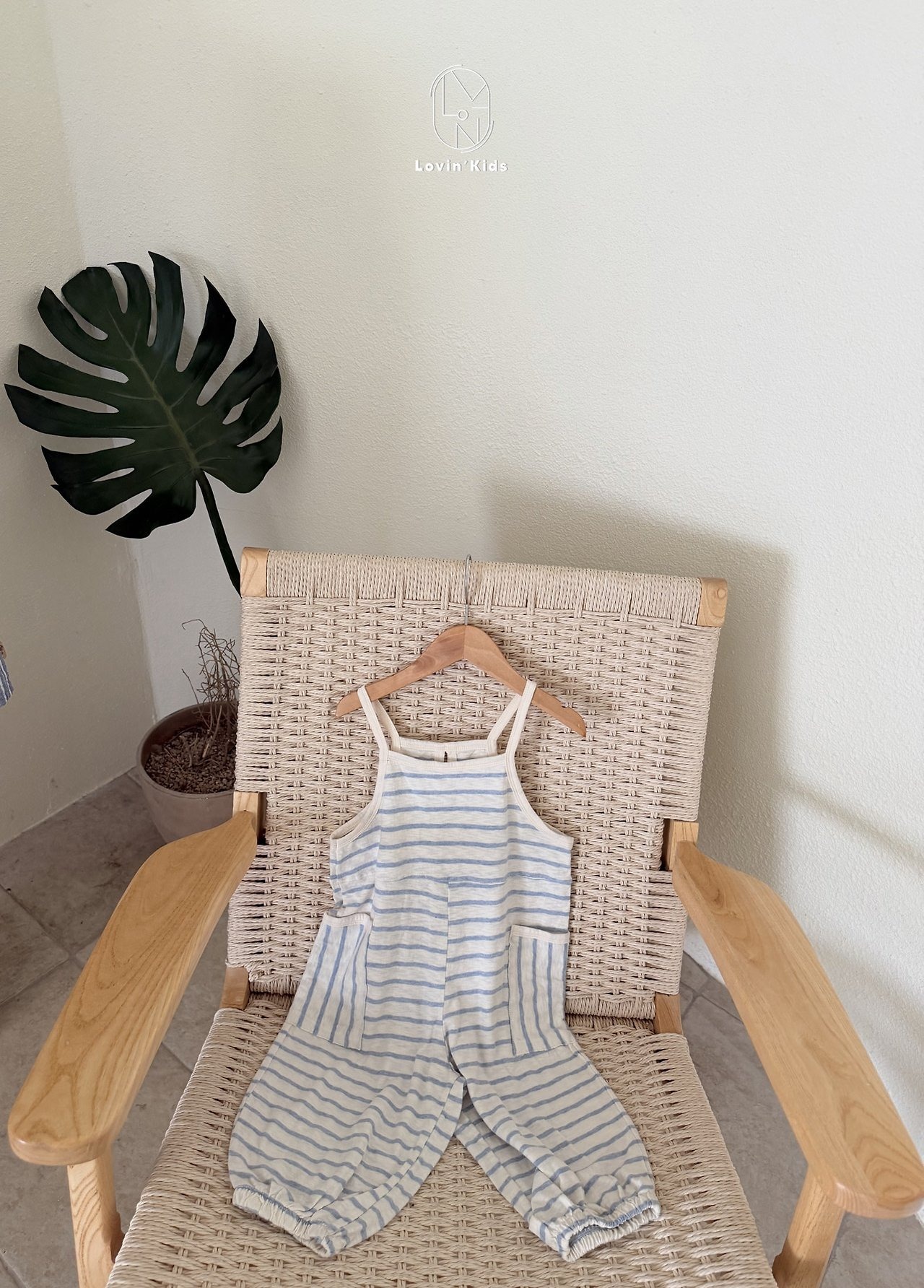 [Lovin' Kids] Marche Pocket Bodysuit / [러빈] 마르쉐포켓수트