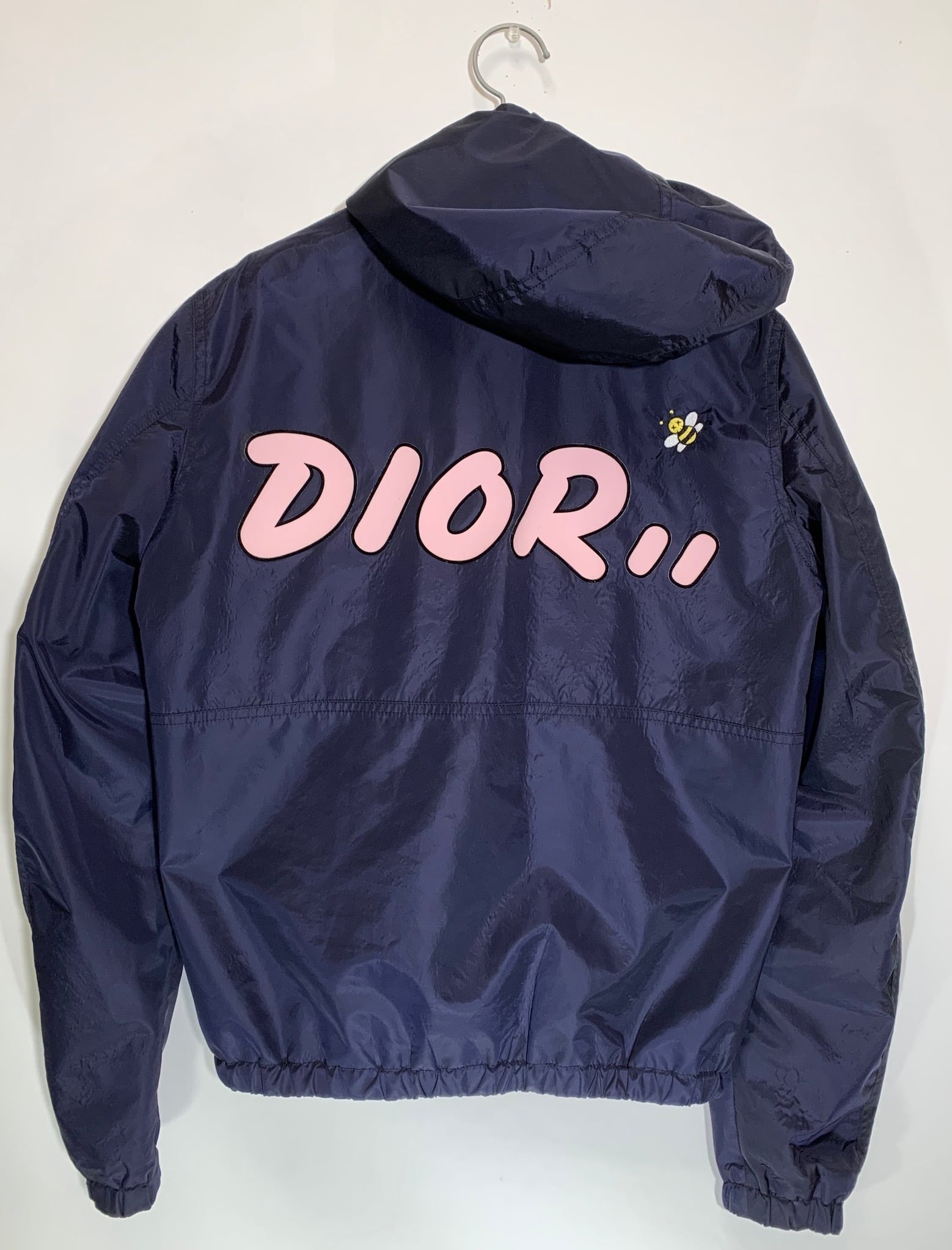 国内正規 Dior × KAWS Nylon Hooded Jacket コラボ ロゴ ナイロン ジャケット パーカー ディオール カウズ