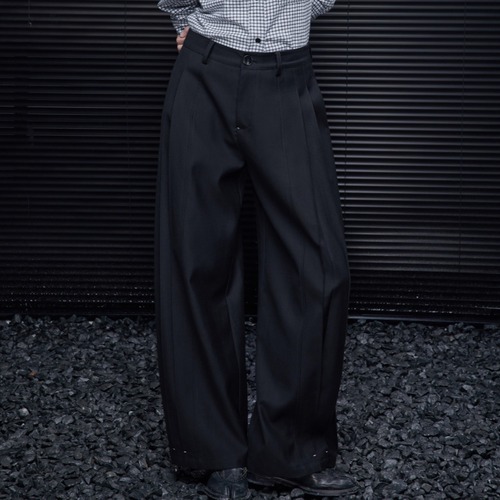 ツータックワイドレッグパンツ ・20372