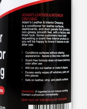 Adam’s Leather & Interior Dressing（レザー&インテリアドレッシング）