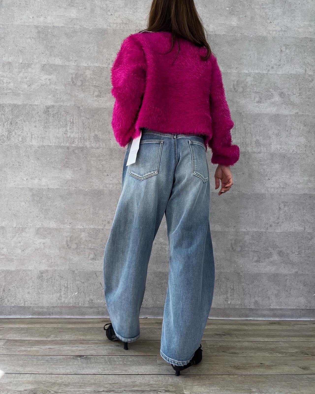 アンナケリー  Annakerry 裏起毛モロッコデニムPT