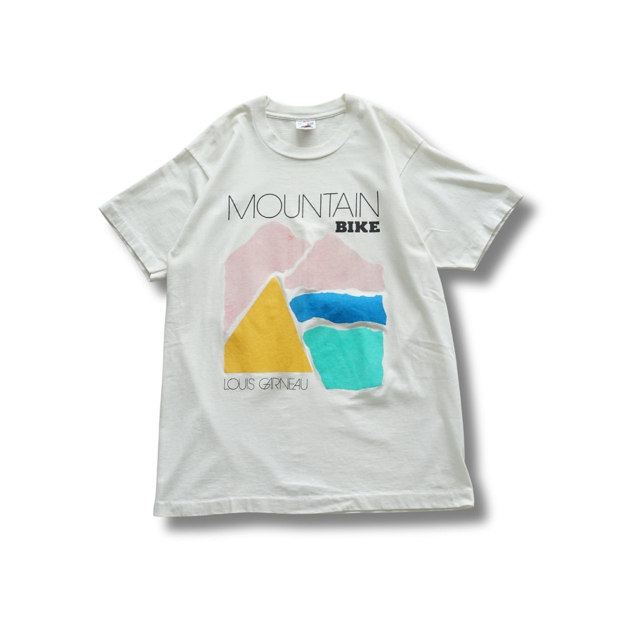 LOUIS GARNEAU ルイガノ マウンテンバイク プリントTシャツ(表記L・実寸M〜L相当)|NA848