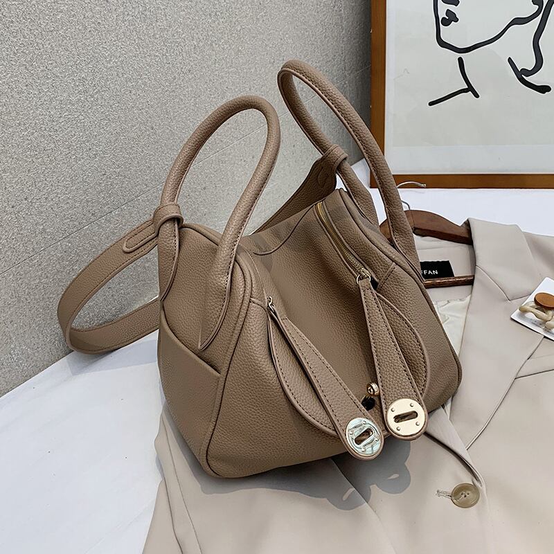 レッド ハンドバッグ メッセンジャーバッグ 手作りハンドバック39379335865