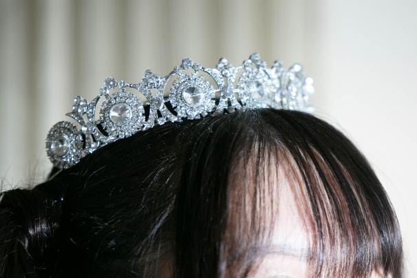 H-144 Natural クラウン Tiara | ウェディング・ブライダル