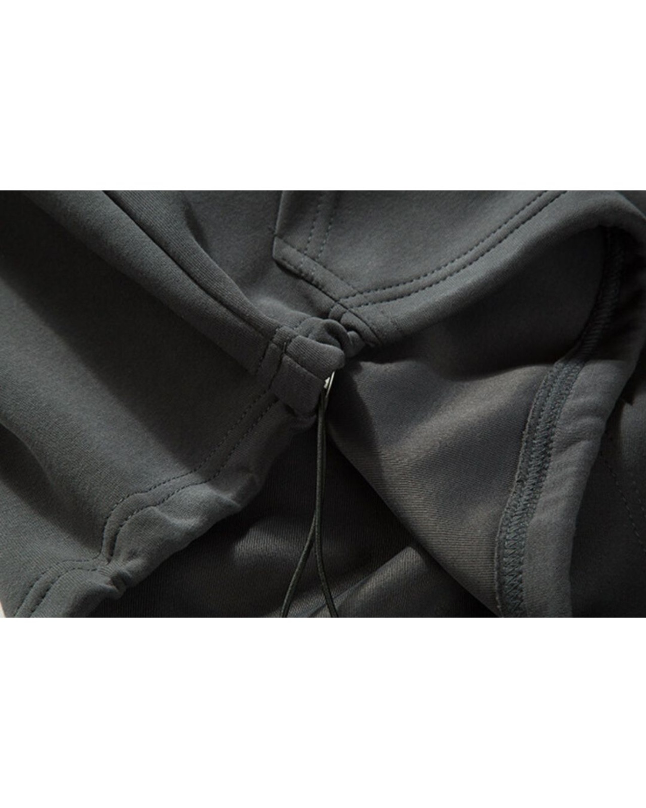 ハーフジップオーバーサイズパーカー　S0365