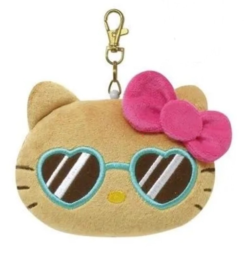 サンリオ ハローキティ 日焼けシリーズ フェイスパスケース サングラス