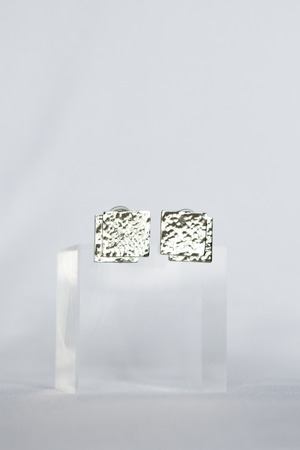 Silver925 Double Square Earrings シルバー925 ダブルスクエアイヤリング