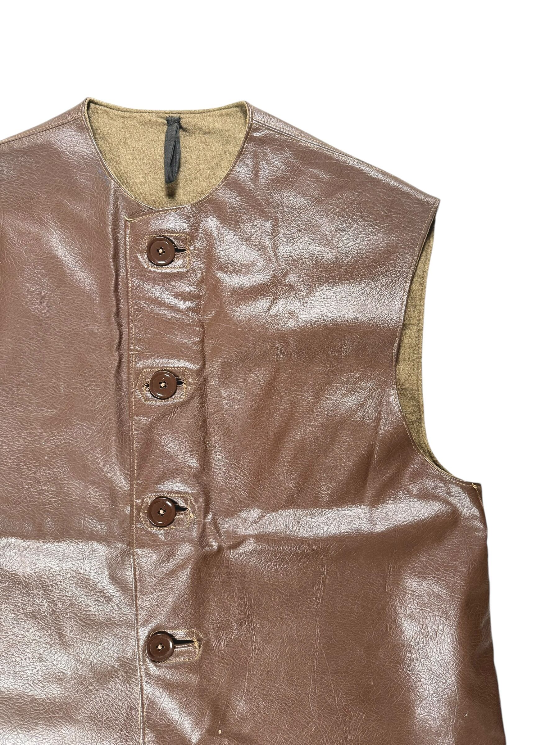 1955 British Army PVC Jerkin by Cookson & Clegg Size3 | wardrobe