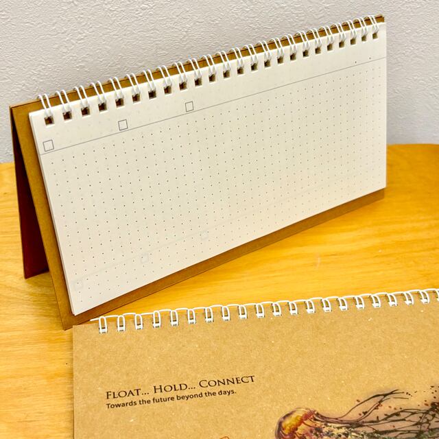 A4縦1/3 ヨコ型リングノート_海月（くらげ） | seed-time